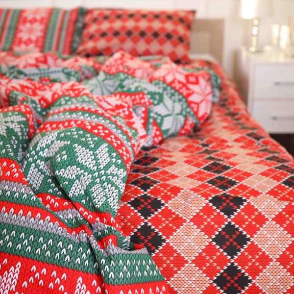 Фото - Комплект постільної білизни дитячий MirSon Ranforce Elite 17-0659 Christmas 110х140 (2200009612909)